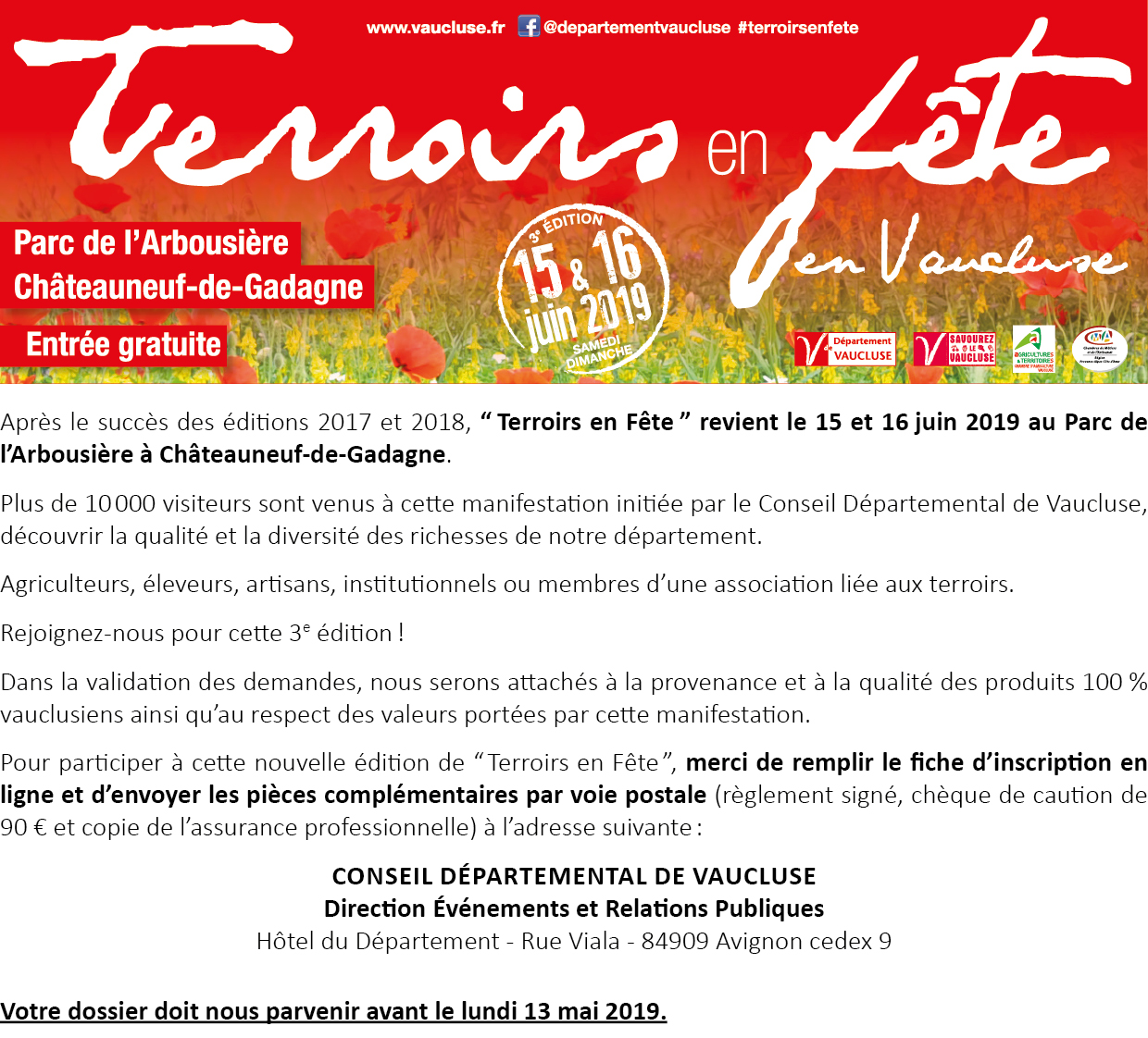 Terroir En Fete Chateauneuf De Gadagne 2022